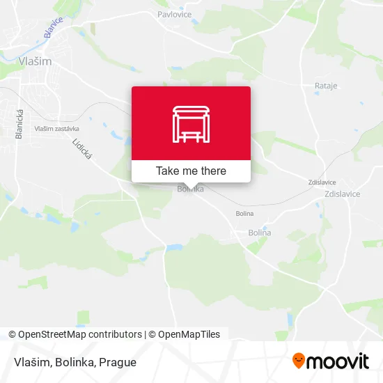 Карта Vlašim, Bolinka