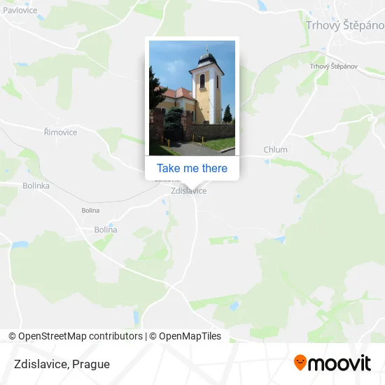 Карта Zdislavice