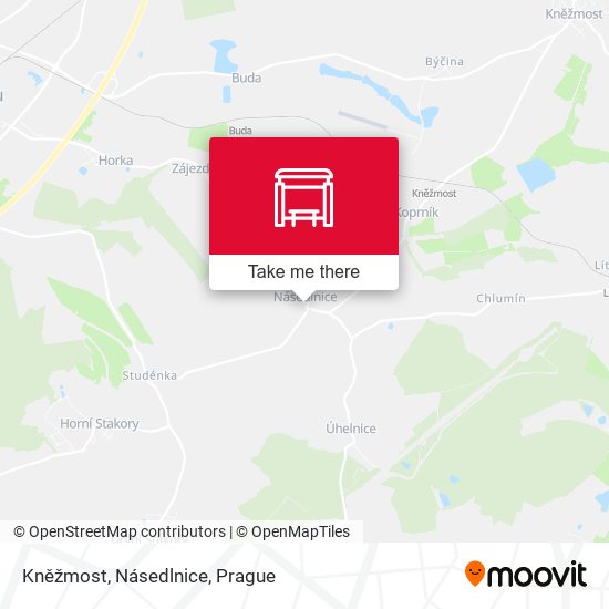 Kněžmost, Násedlnice map