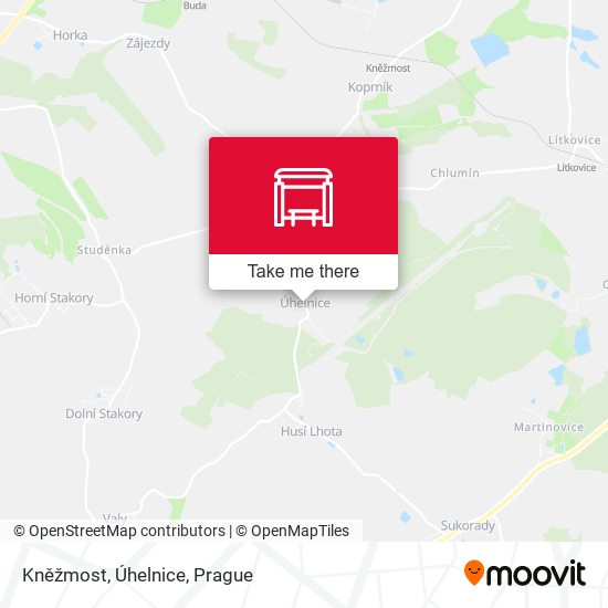 Kněžmost, Úhelnice map