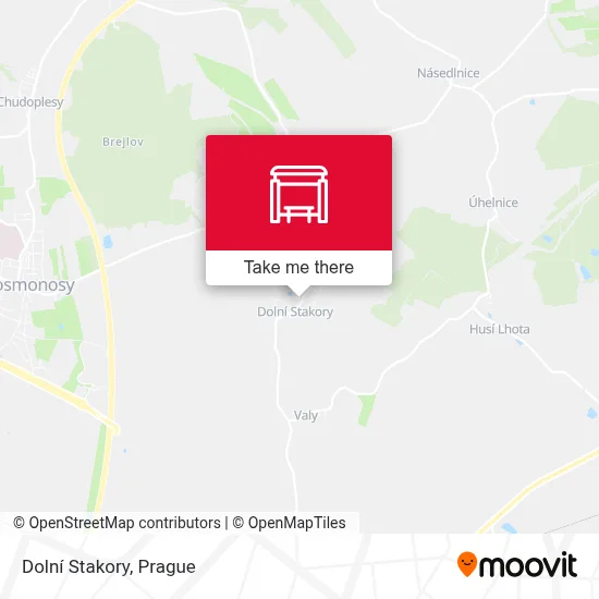 Dolní Stakory map