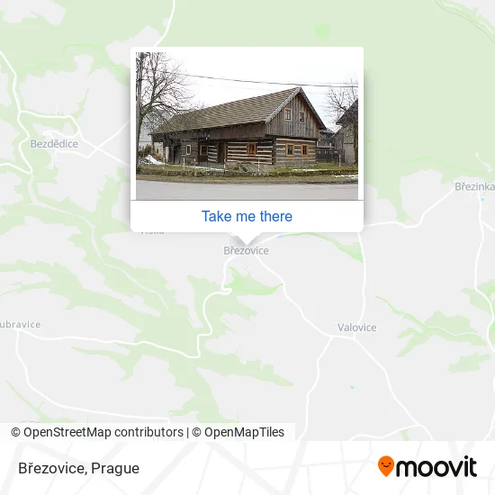 Карта Březovice