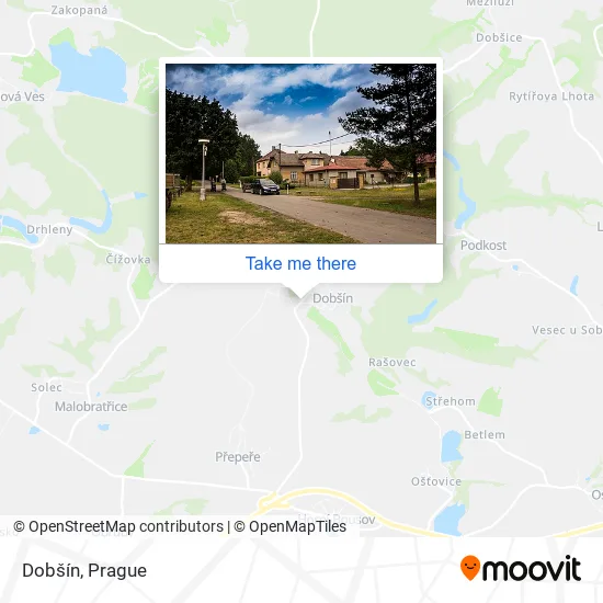 Карта Dobšín