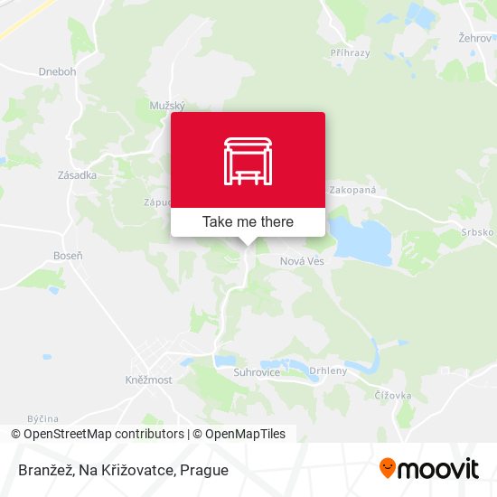 Branžež, Na Křižovatce (A) map