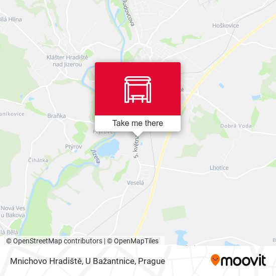 Mnichovo Hradiště, U Bažantnice map