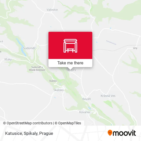 Карта Katusice, Spikaly