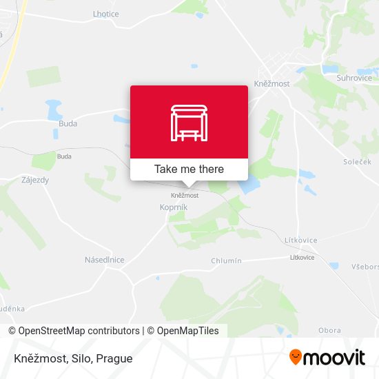 Kněžmost, Silo map