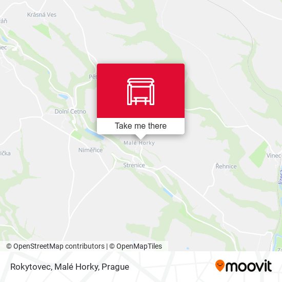 Rokytovec, Malé Horky map
