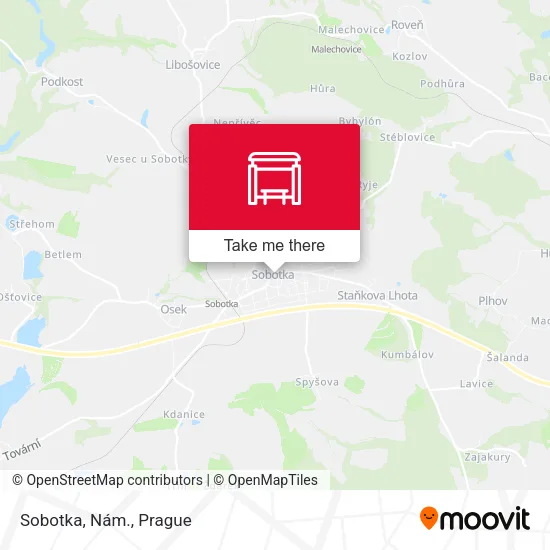 Карта Sobotka, Nám.