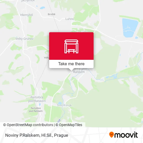 Карта Noviny P.Ralskem, Hl.Sil.
