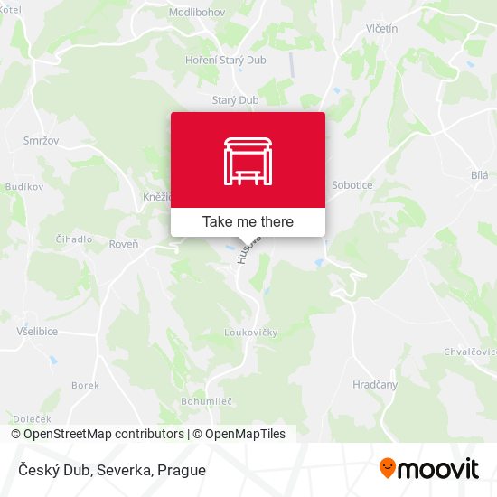 Český Dub, Severka map