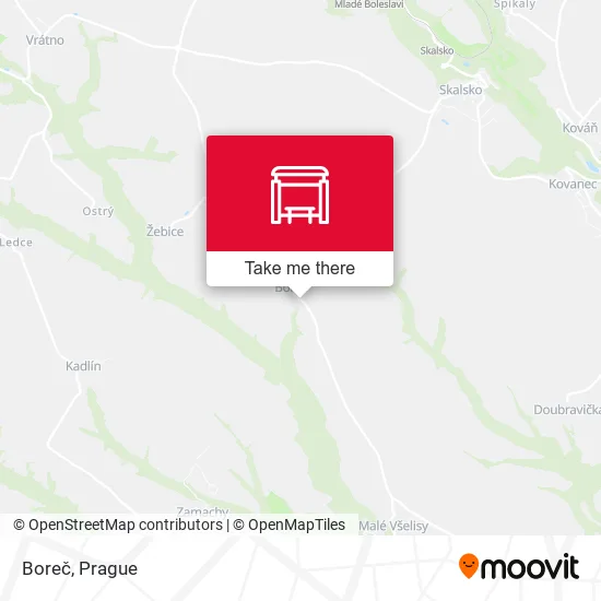 Карта Boreč