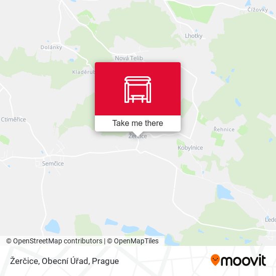 Žerčice, Obecní Úřad map