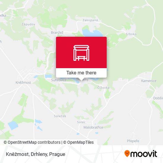 Kněžmost, Drhleny map