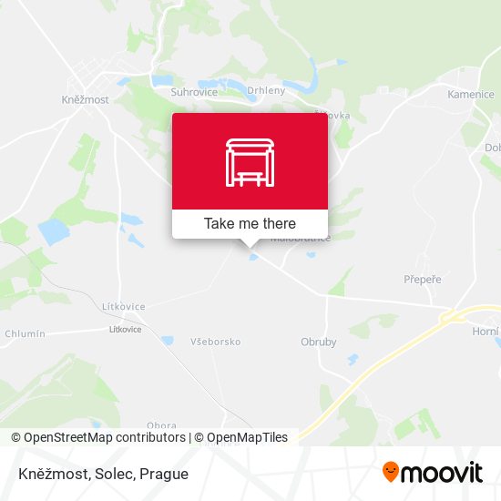 Kněžmost, Solec map