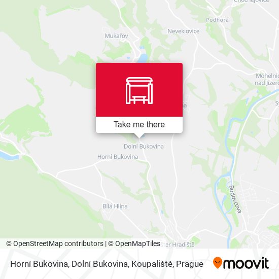 Horní Bukovina, Dolní Bukovina, Koupaliště map