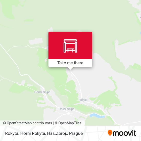 Rokytá, Horní Rokytá, Has.Zbroj. map