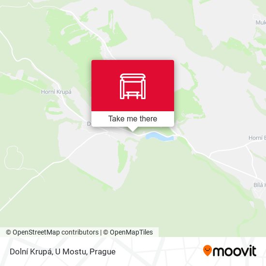 Dolní Krupá, U Mostu map