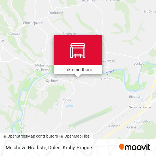 Mnichovo Hradiště, Dolení Kruhy map