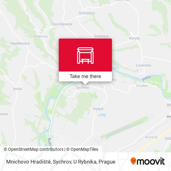 Mnichovo Hradiště, Sychrov, U Rybníka map