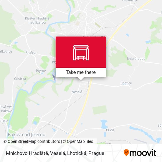 Mnichovo Hradiště, Veselá, Lhotická map