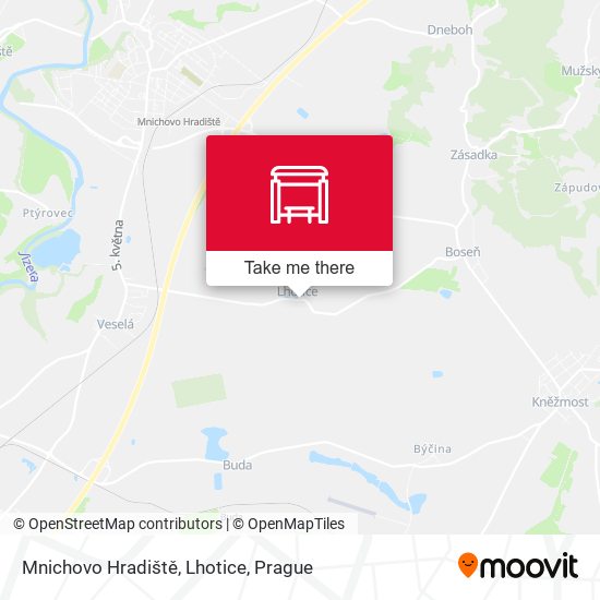 Mnichovo Hradiště, Lhotice map