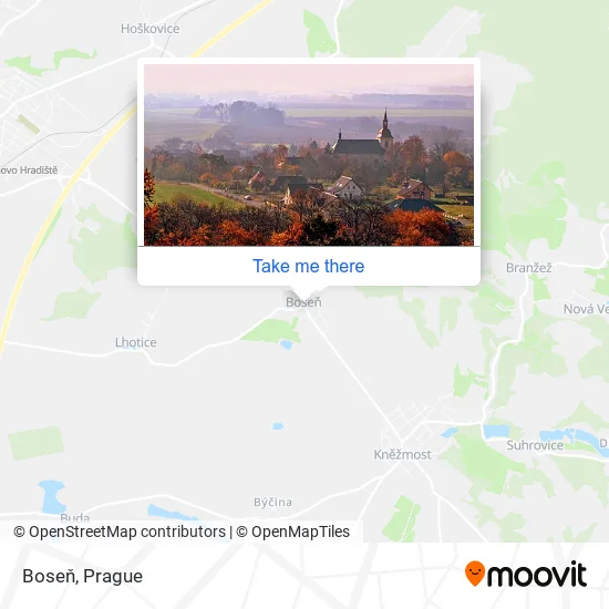 Карта Boseň