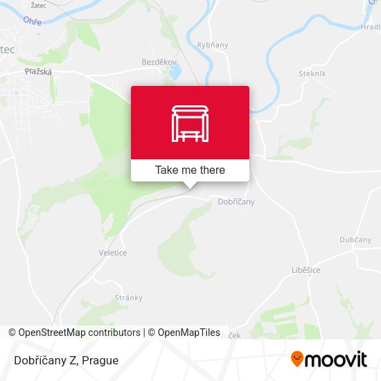 Dobříčany Z map