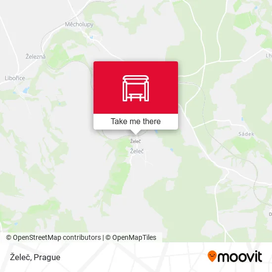 Карта Želeč