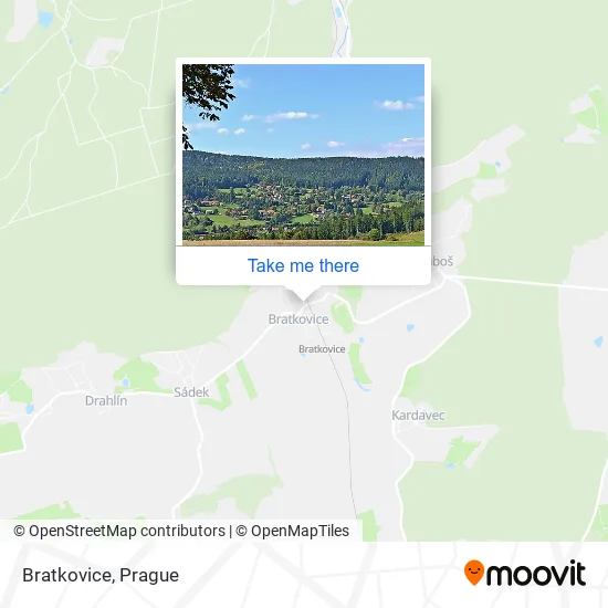 Карта Bratkovice
