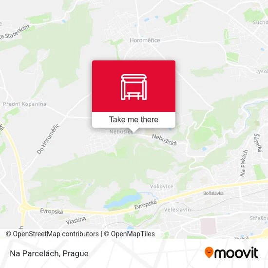 Карта Na Parcelách