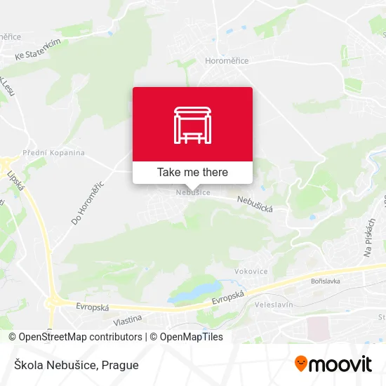 Карта Škola Nebušice