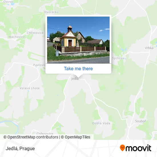 Карта Jedlá
