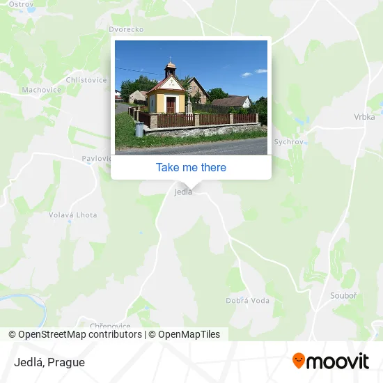 Карта Jedlá