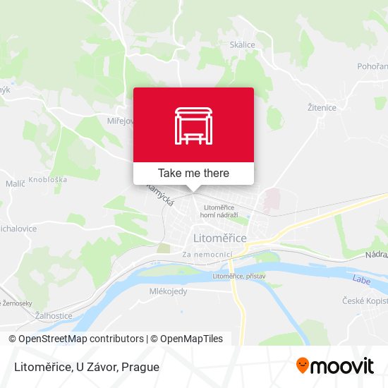 Litoměřice, U Závor map
