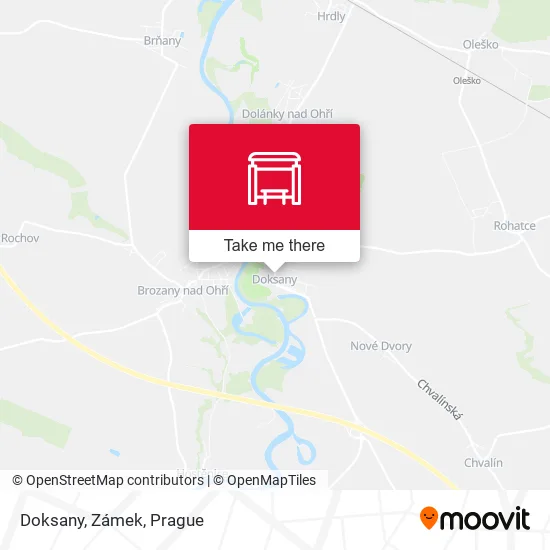 Карта Doksany, Zámek