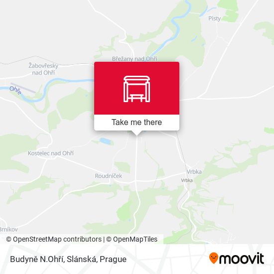 Budyně N.Ohří, Slánská map