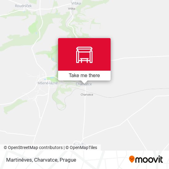 Martiněves, Charvatce map