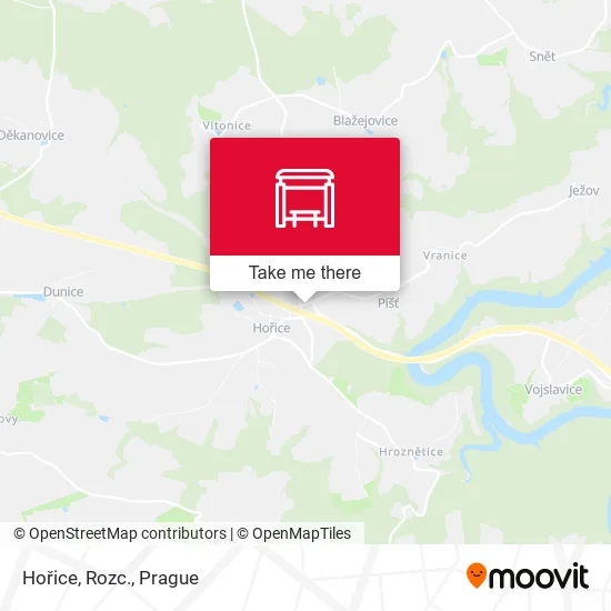 Карта Hořice, Rozc.
