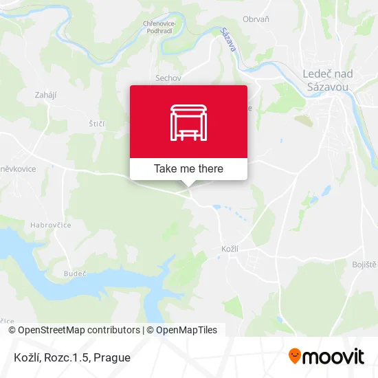 Карта Kožlí, Rozc.1.5