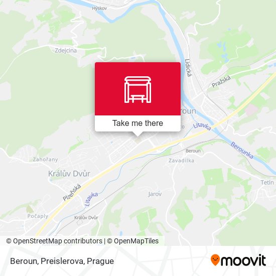 Beroun, Preislerova map