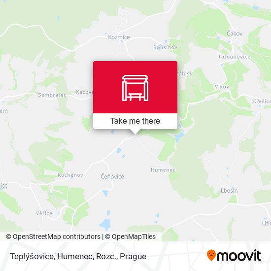 Teplýšovice, Humenec, Rozc. map