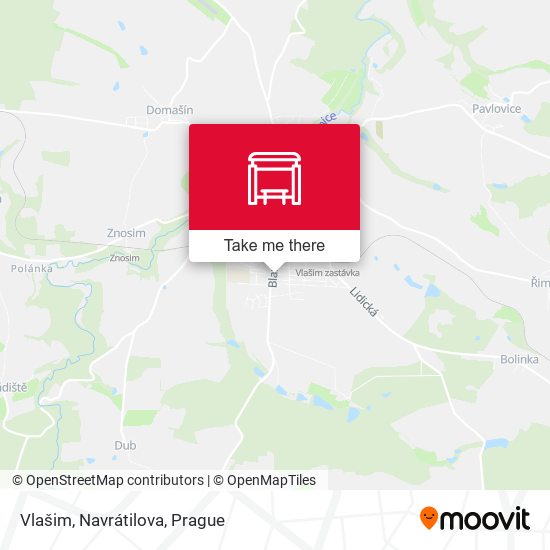 Vlašim, Navrátilova map