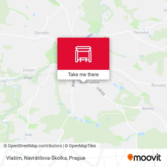 Vlašim, Navrátilova-Školka map