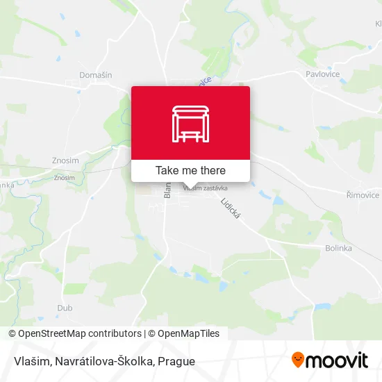 Карта Vlašim, Navrátilova-Školka