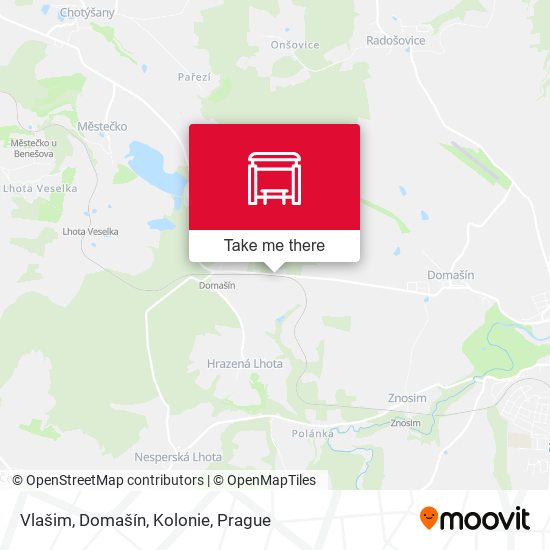 Vlašim, Domašín, Kolonie map