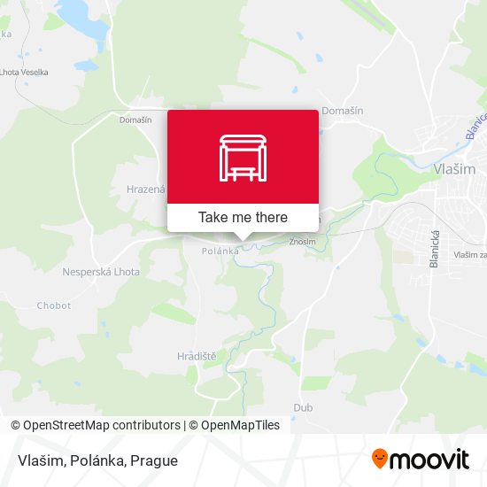 Карта Vlašim, Polánka