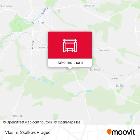 Карта Vlašim, Skalkov