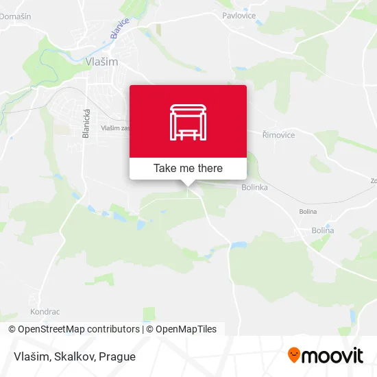 Карта Vlašim, Skalkov