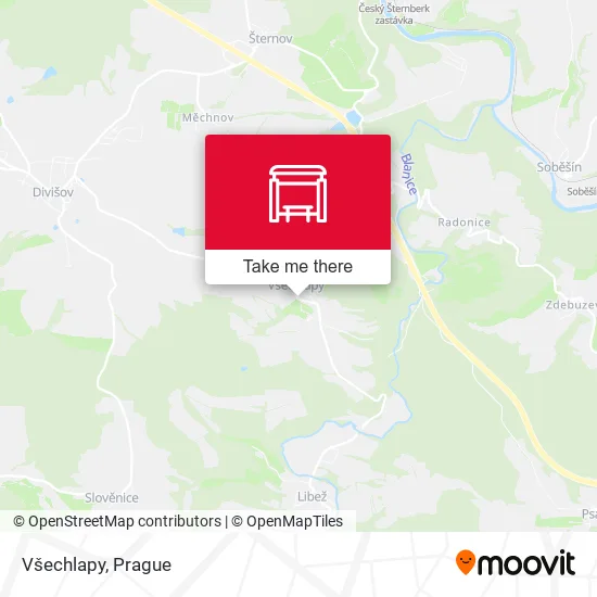 Карта Všechlapy